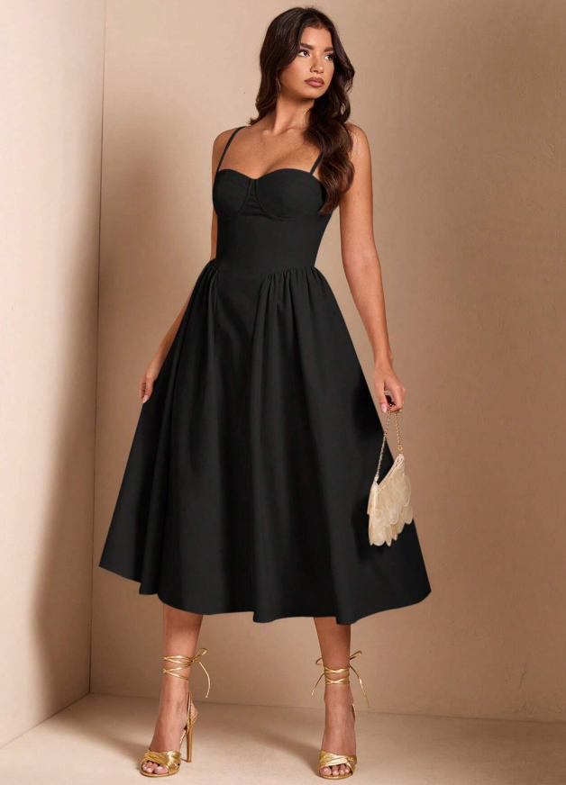 Casual Midi Dress-Camden Fashion