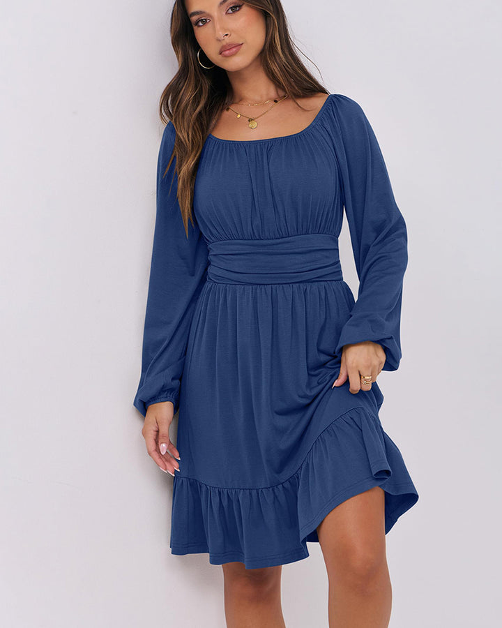 Women’s Square Neck Bodycon Midi Dress