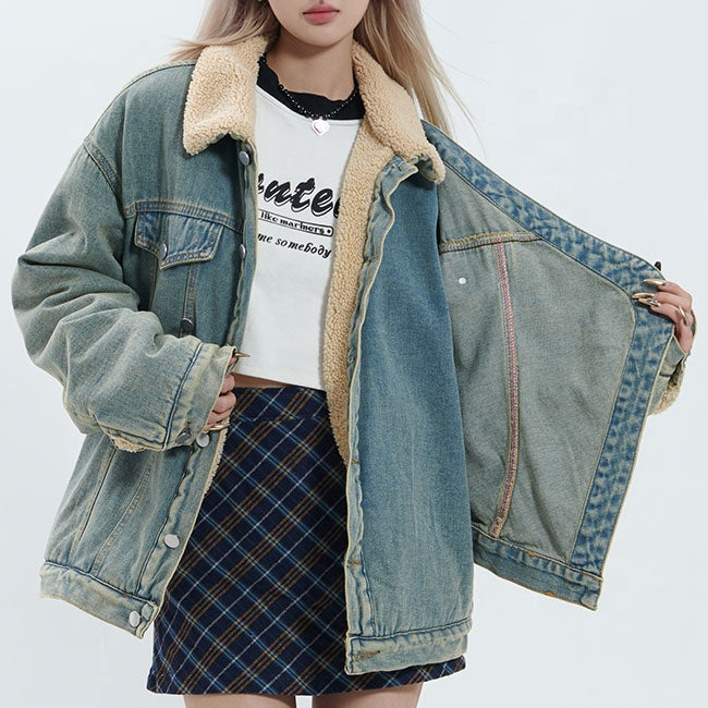 Classic Button-Up Jacket for Women