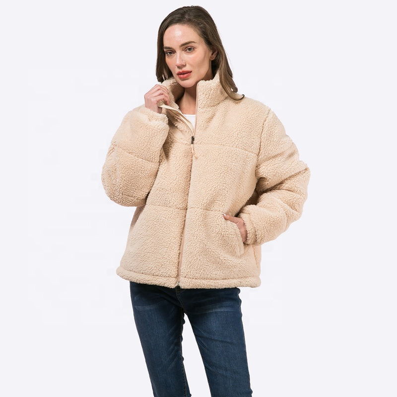 Women’s Quilted Plush Jacket