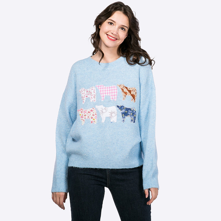 Women’s Crew Neck Knitted Jumper