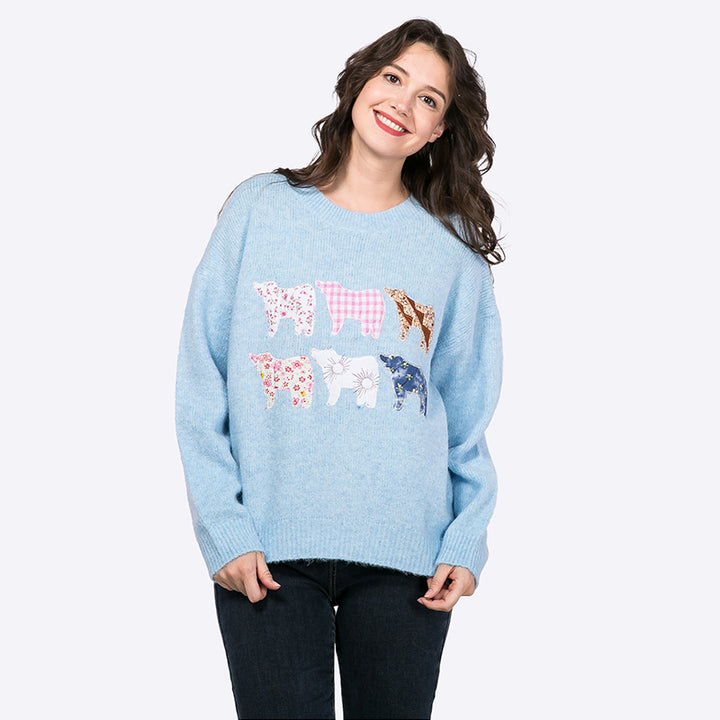 Women’s Crew Neck Knitted Jumper