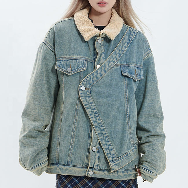 Classic Button-Up Jacket for Women