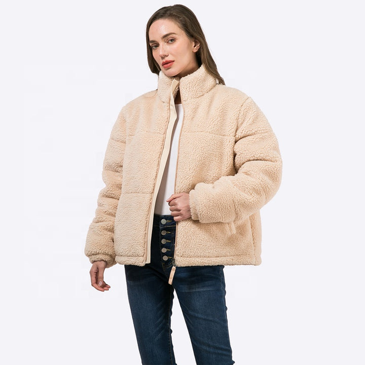 Women’s Quilted Plush Jacket
