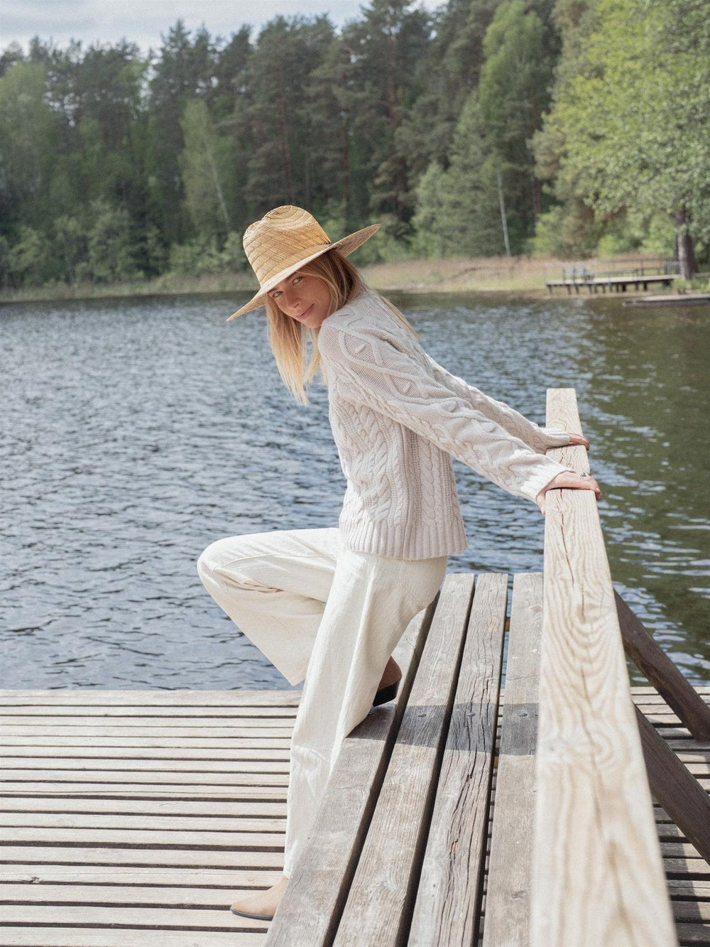 High Neck Knit Jumper for Women-Women Jumpers-Camden Fashion