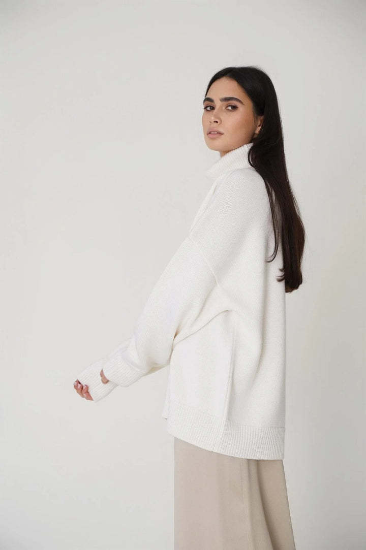 Stylish and Warm Turtleneck Sweater for Women-Sweater & Hoodies-Camden Fashion