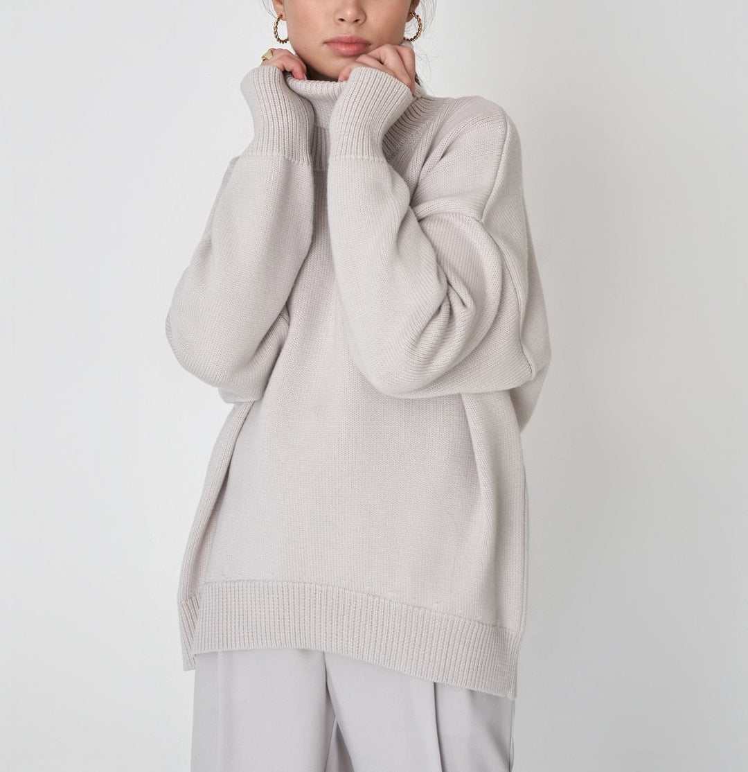 Stylish and Warm Turtleneck Sweater for Women-Sweater & Hoodies-Camden Fashion