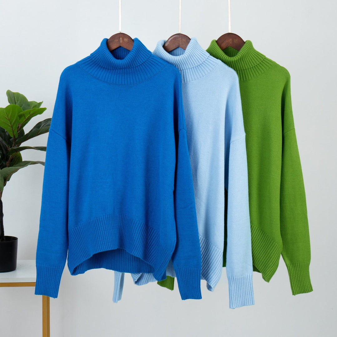 Stylish and Warm Turtleneck Sweater for Women-Sweater & Hoodies-Camden Fashion