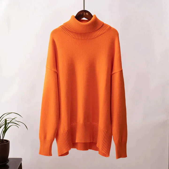 Stylish and Warm Turtleneck Sweater for Women-Sweater & Hoodies-Camden Fashion