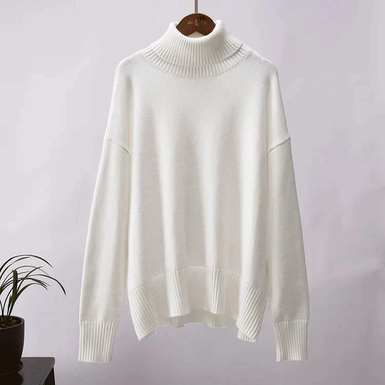Stylish and Warm Turtleneck Sweater for Women-Sweater & Hoodies-Camden Fashion