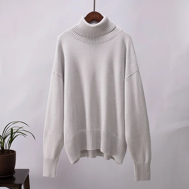 Stylish and Warm Turtleneck Sweater for Women-Sweater & Hoodies-Camden Fashion