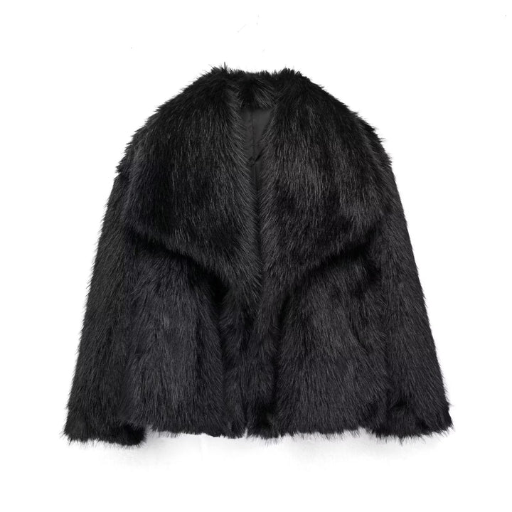 Women's Faux Fur Coat-Overcoat-Camden Fashion