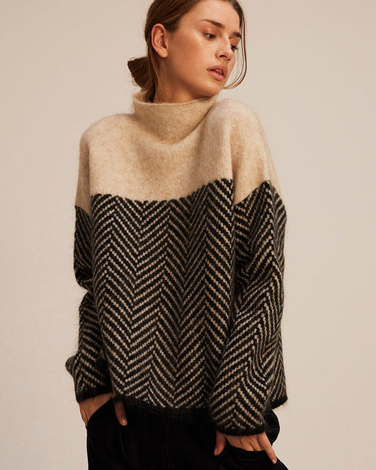 Women's Jumper With High Neck-Sweater-Camden Fashion
