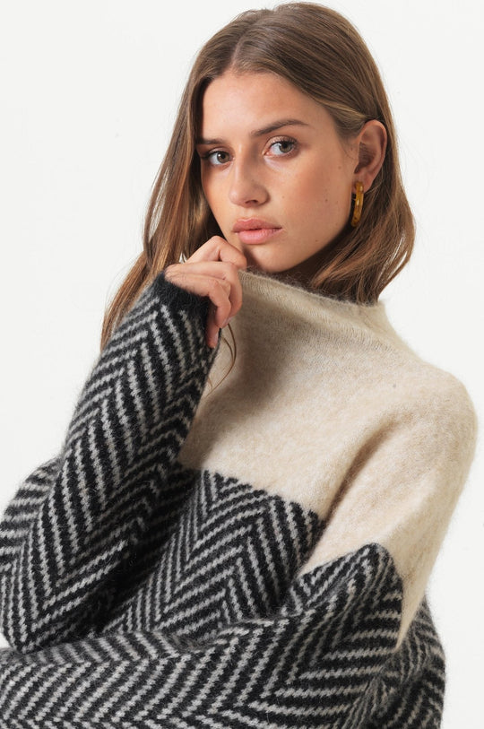 Women's Jumper With High Neck-Sweater-Camden Fashion