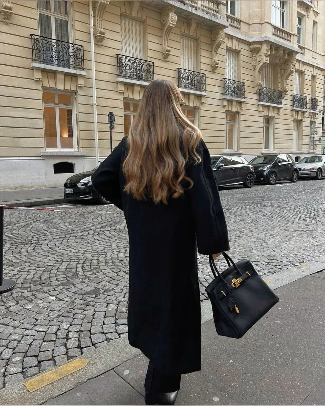 Women's Long Coat with Double-Breasted Closure-Trenchcoat Women-Camden Fashion
