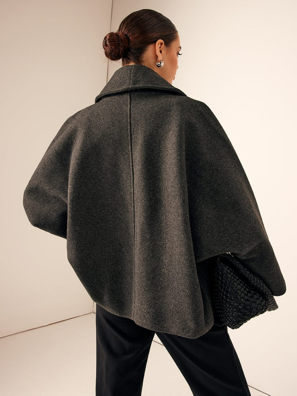 Women's Oversized Wool Blend Coat-Winter Jacket Women-Camden Fashion