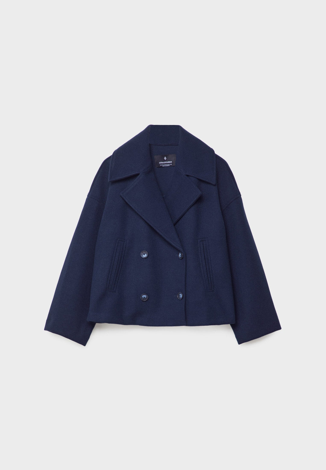 Women's Short Double-Breasted Coat-Women’s Coats-Camden Fashion