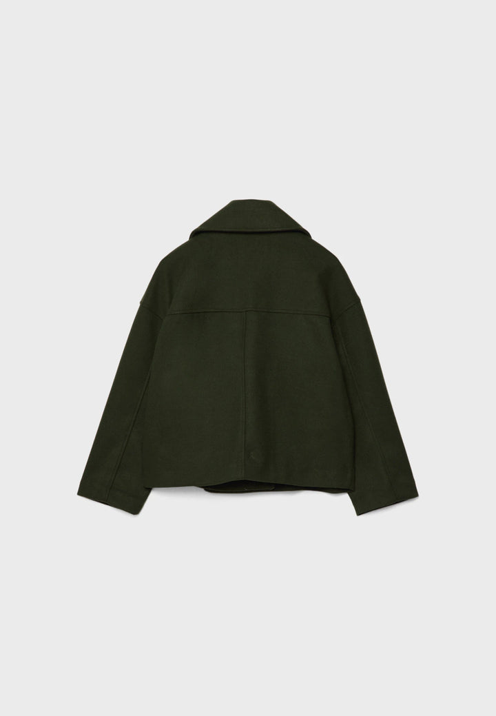 Women's Short Double-Breasted Coat-Women’s Coats-Camden Fashion