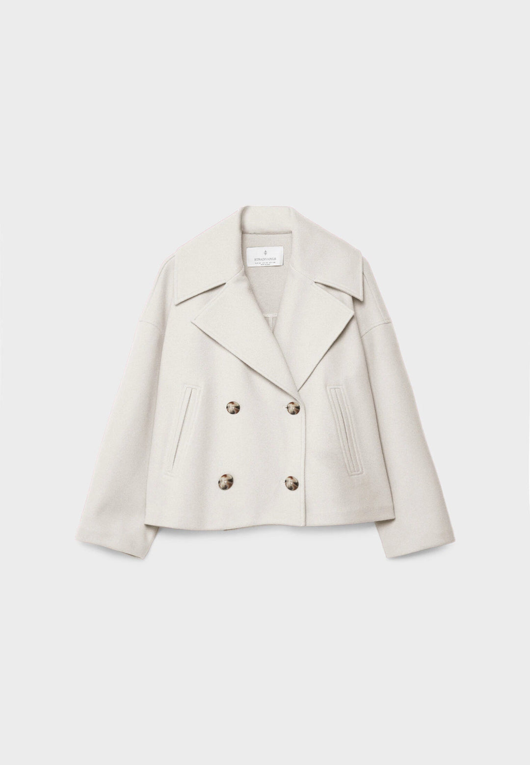 Women's Short Double-Breasted Coat-Women’s Coats-Camden Fashion