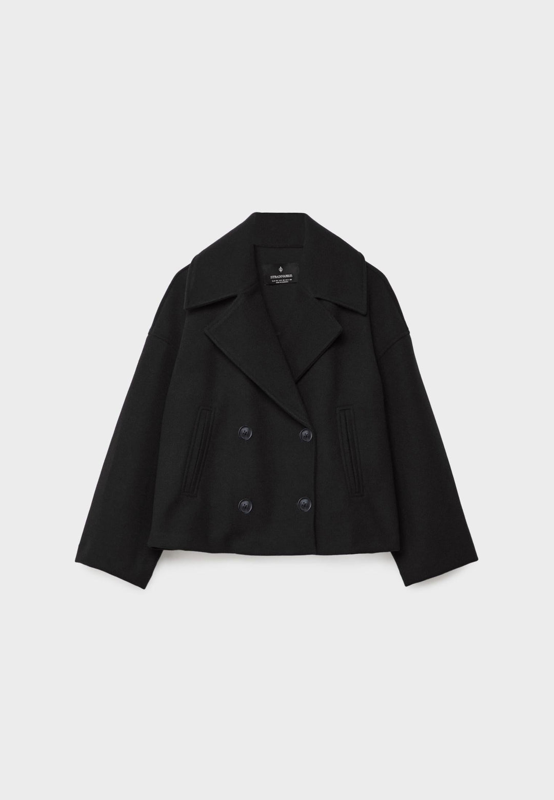 Women's Short Double-Breasted Coat-Women’s Coats-Camden Fashion