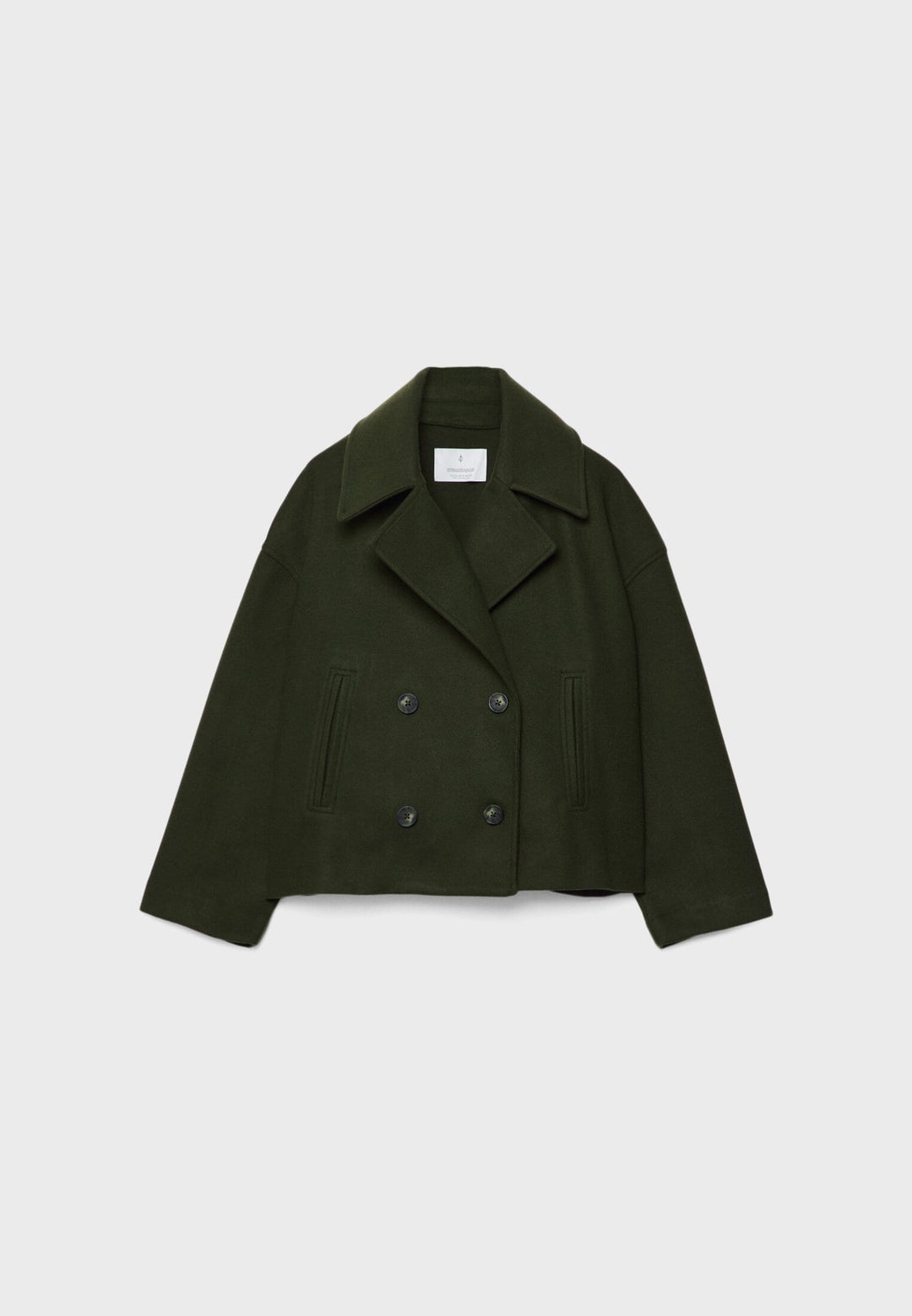 Women's Short Double-Breasted Coat-Women’s Coats-Camden Fashion