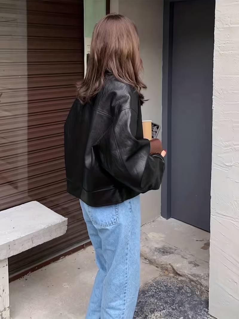 Vintage Button-Up Jacket for Women